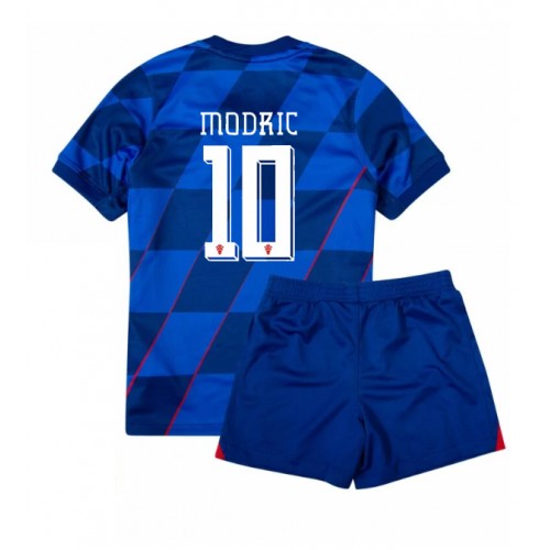 Hrvatska Luka Modric #10 Gostujuci Dres za djecu EP 2024 Kratak Rukav (+ Kratke hlače)